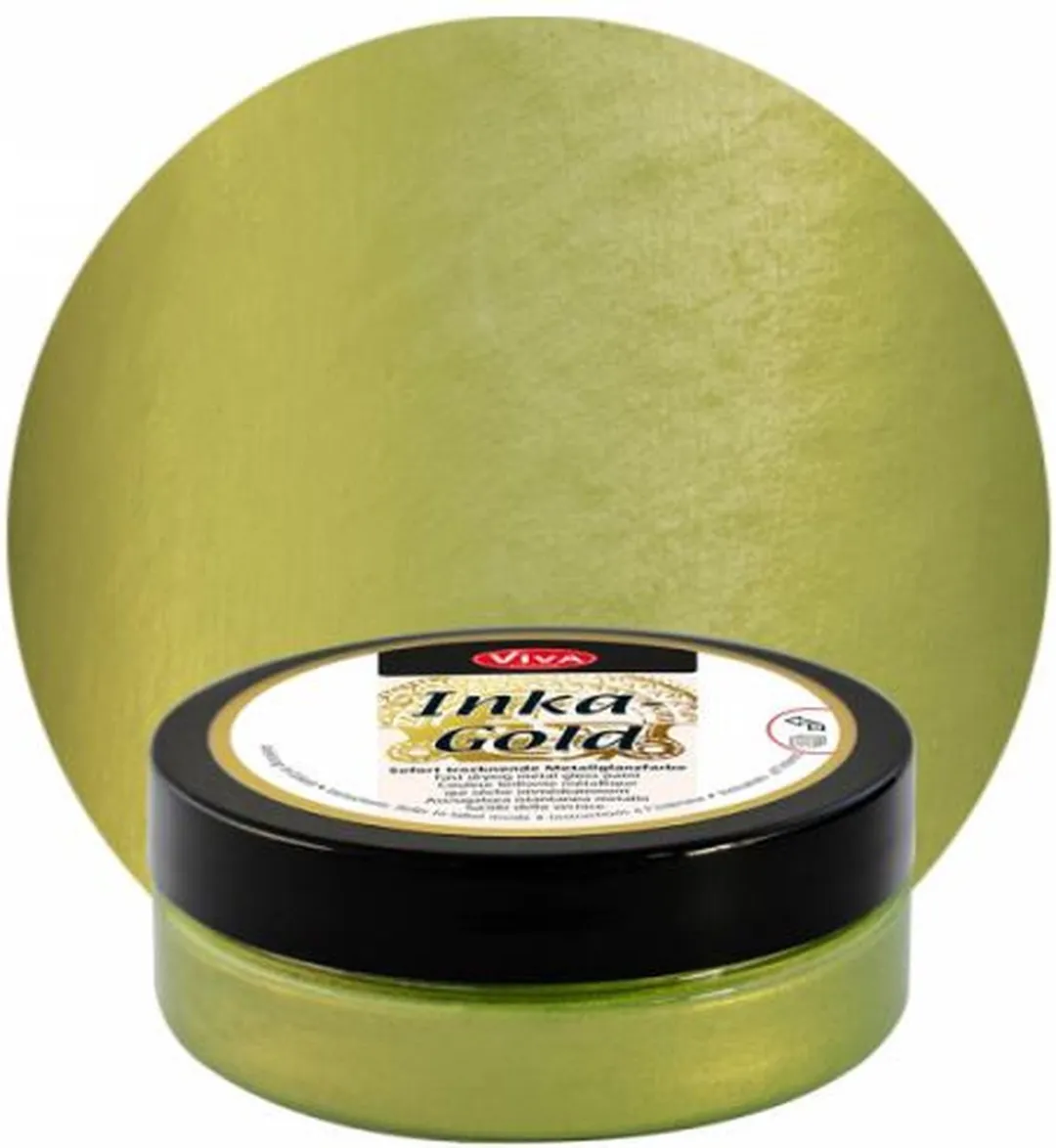 Viva Decor Inka Gold Verf 50ml - Groen/Geel