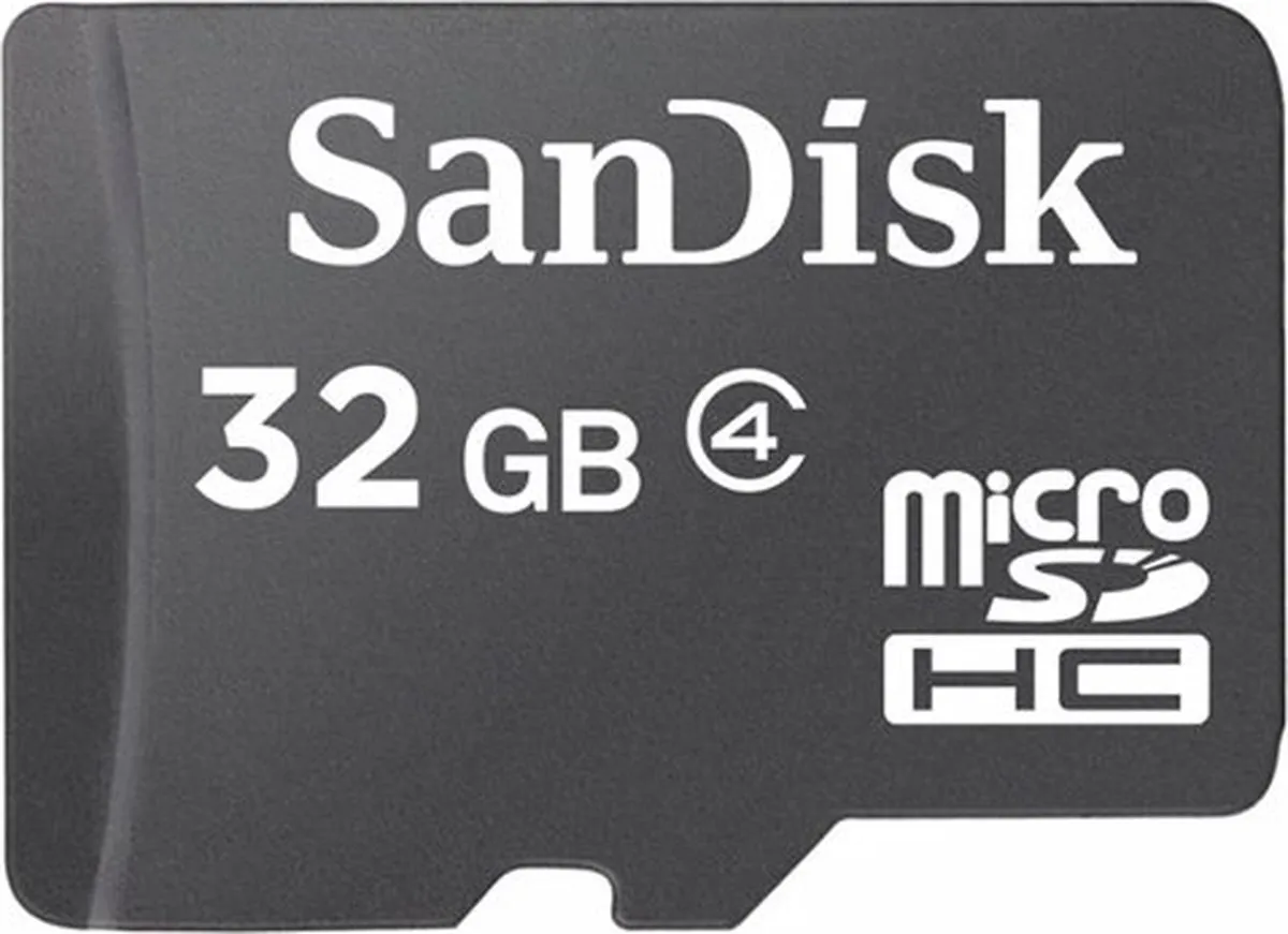 SanDisk MicroSD 32GB SDSDQM-032G-B35A - met adapter