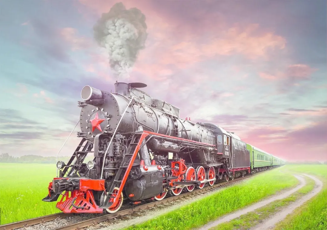 Educa Stoomtrein Puzzle 2000 Stuks - Veelkleurig