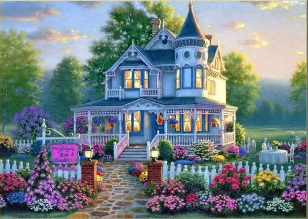 VDTOYS DIAMOND Painting VDTA116 Flowerhouse
