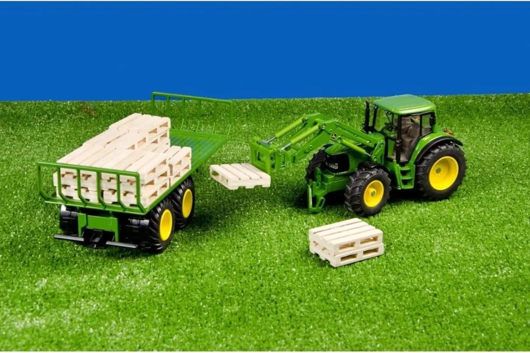 Kids Globe Houten Pallets 1:32 - 8 Stuks