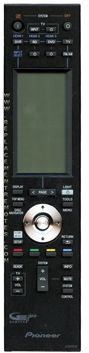 Pioneer AXD7538 Afstandsbediening