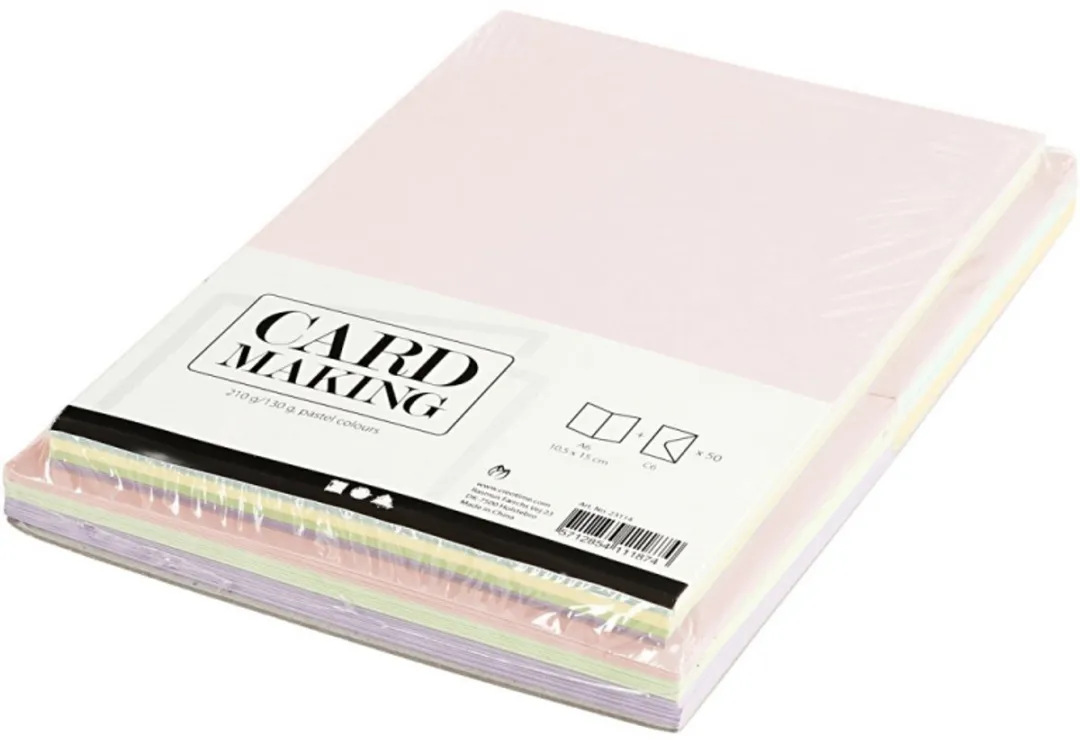 Creativ Company Kaarten & Enveloppen 10,5x15cm - 50 Sets