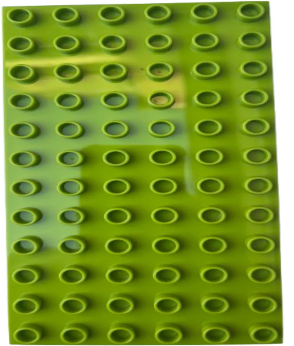 Set van 3 Bouwplaten – Lime, Magenta & Grijs – Compatibel met bekende bouwsteensets – 6x12 Noppen – Brian’s Toys