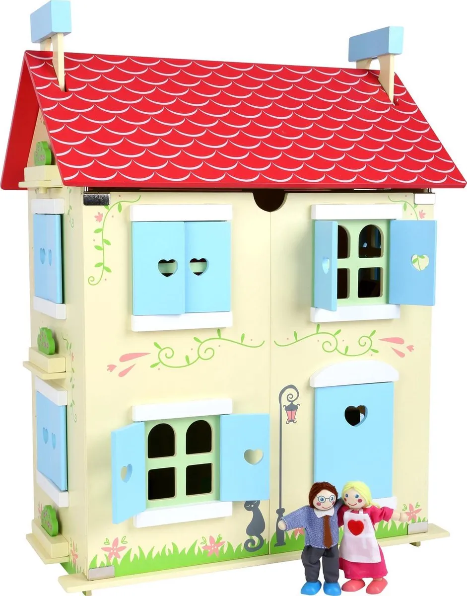 Small Foot Poppenhuis Rood
