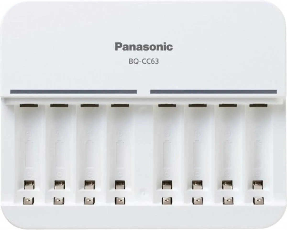 Panasonic BQ-CC63 Oplader - AA/AAA Batterijen