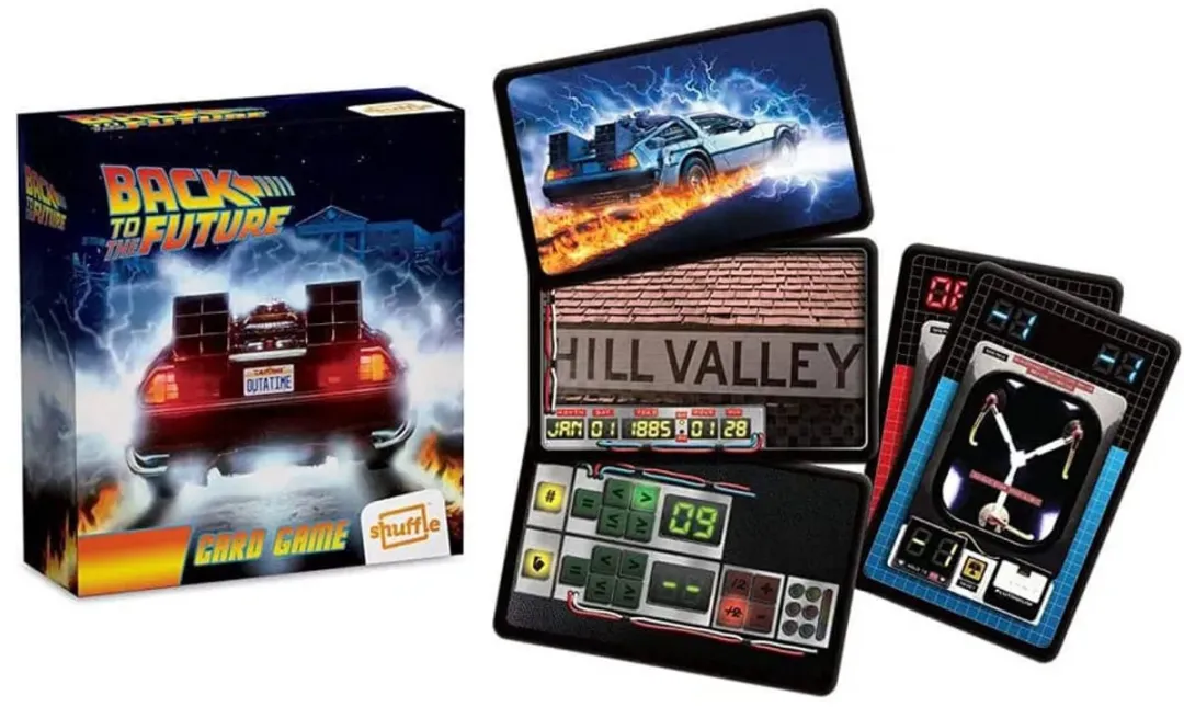 Cartamundi Back To The Future Shuffle Strategy game Retro Card Games