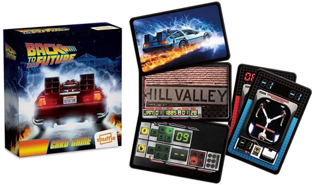 Cartamundi Back To The Future Shuffle Strategy game Retro Card Games