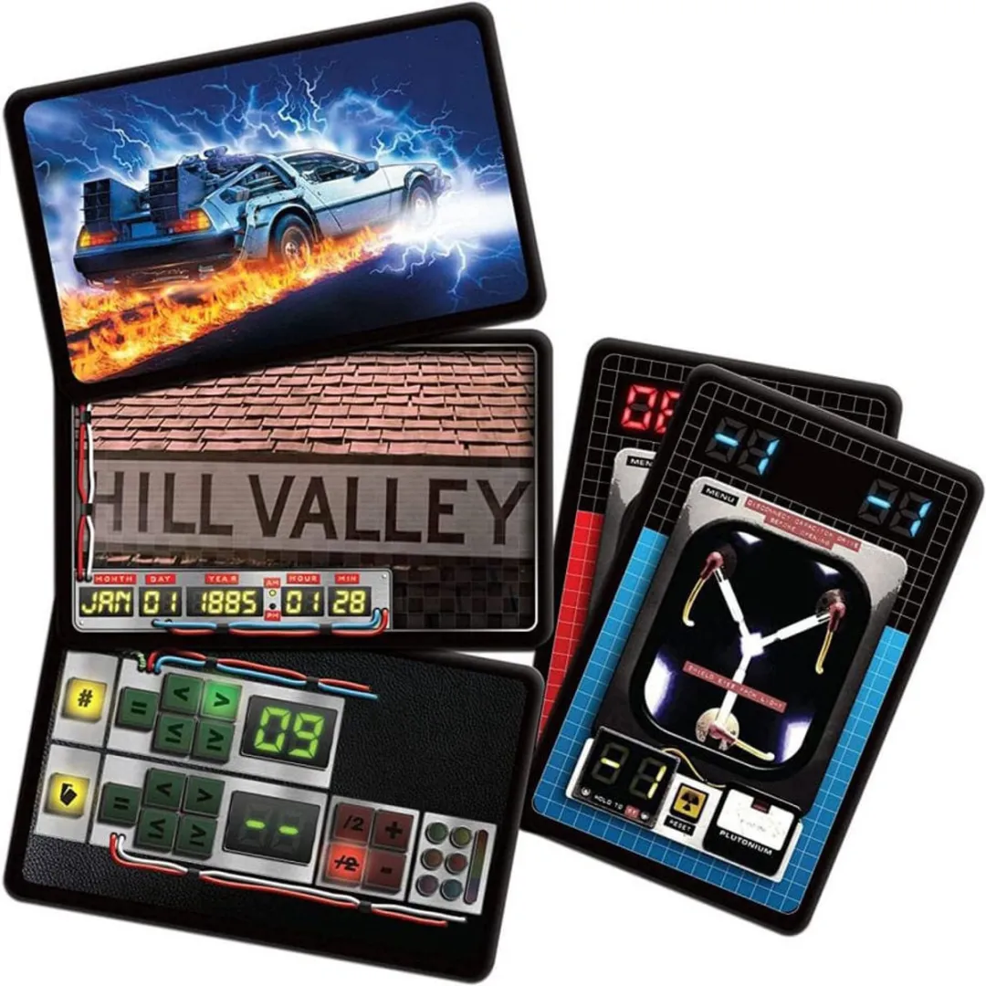 Cartamundi Back To The Future Shuffle Strategy game Retro Card Games