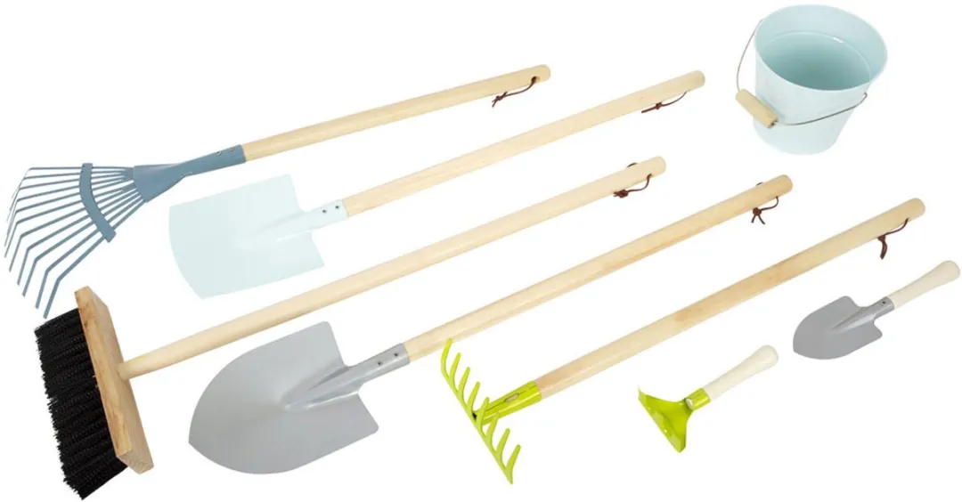 Small Foot Houten Kinder Tuingereedschap 8-delig - Multicolor - afbeelding 6 van 6