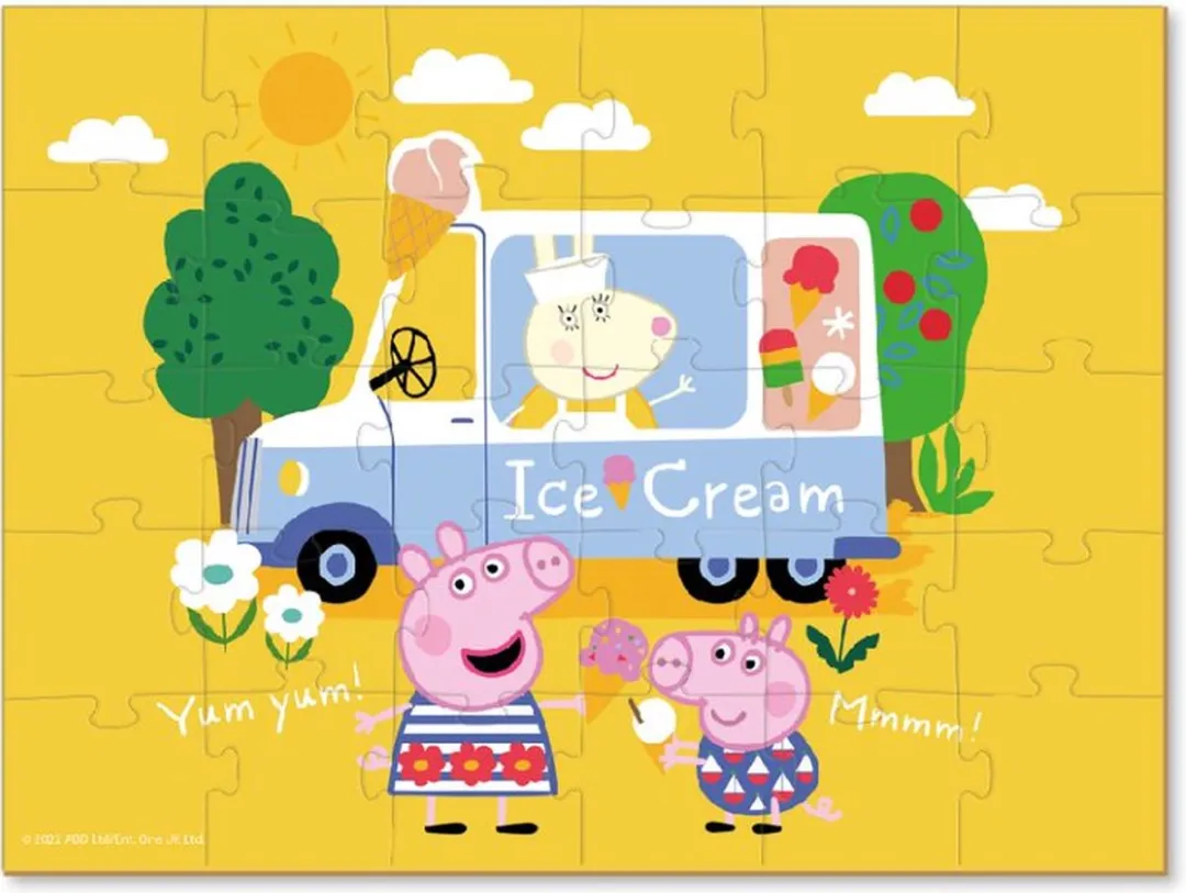 DODO Toys - Peppa Pig Puzzel - 30 stukjes - 20x27 cm - Peppa Pig speelgoed 3+ - Kinderpuzzel 3 jaar