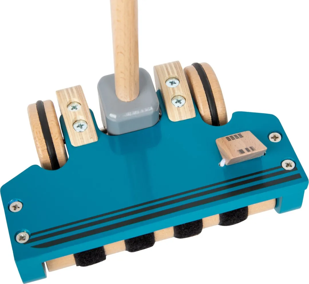 Small Foot Houten Stofzuiger 12-delig - Bruin/Blauw