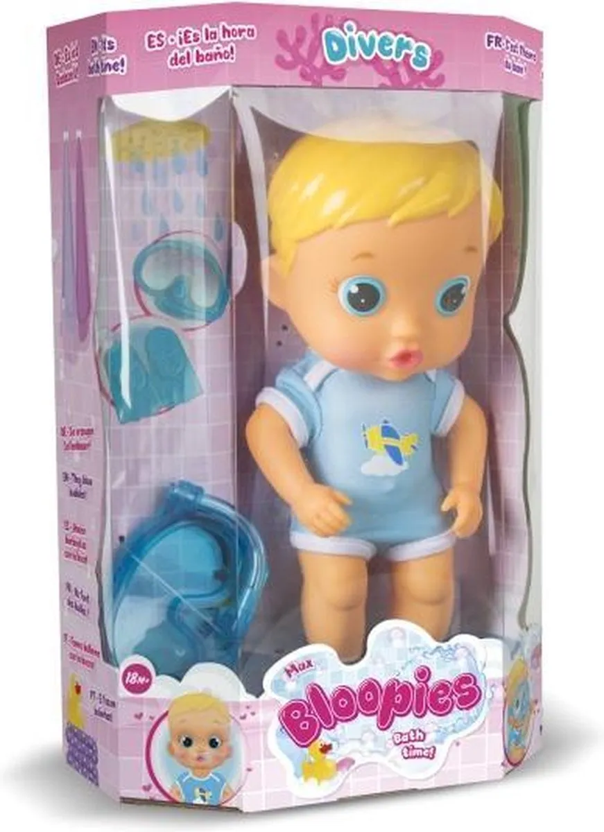 Imc Toys Bloopies Max Speelfiguur 19cm - Blauw
