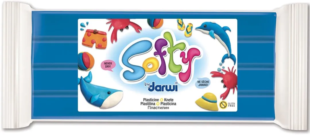 Creativ Company Darwi Boetseerpasta Softy - Blauw