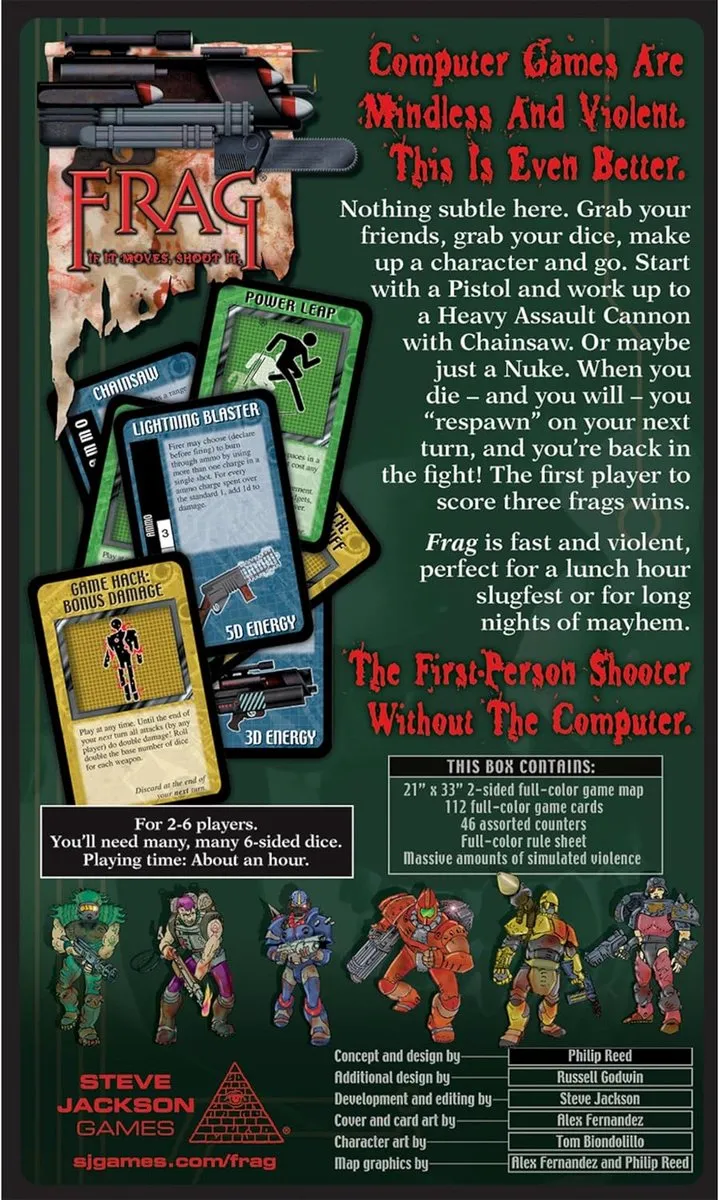 Frag - Bordspel - Engels - Steve Jackson Games