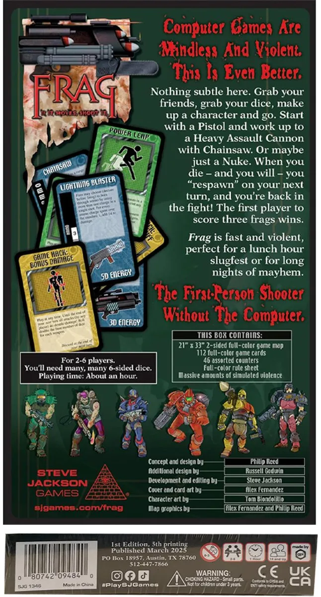 Frag - Bordspel - Engels - Steve Jackson Games