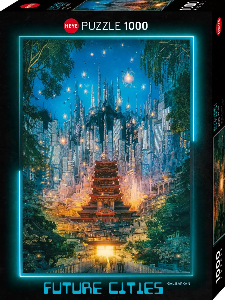 Heye Portal 1000 Puzzel - Future Cities 1000 Stuks