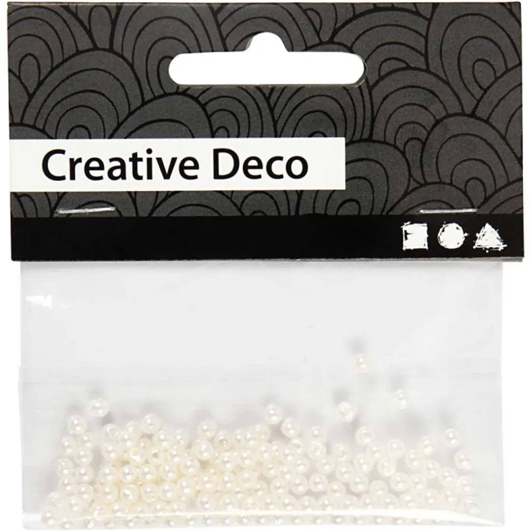Creativ Company Wax Kralen 3mm Parelmoer - 150 Stuks