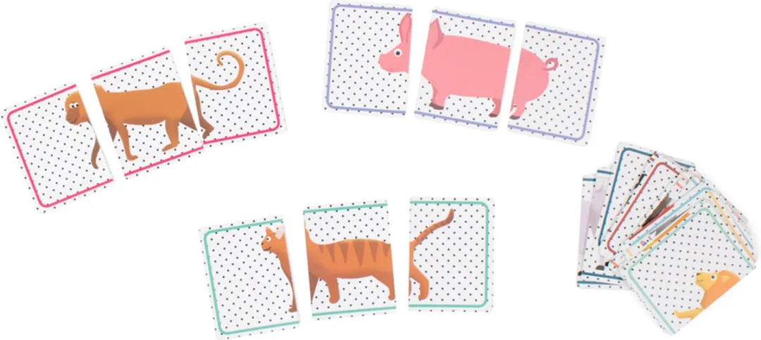 BS Toys Dieren Geklets - Kaartspel - Educatief Speelgoed - spielgut Award