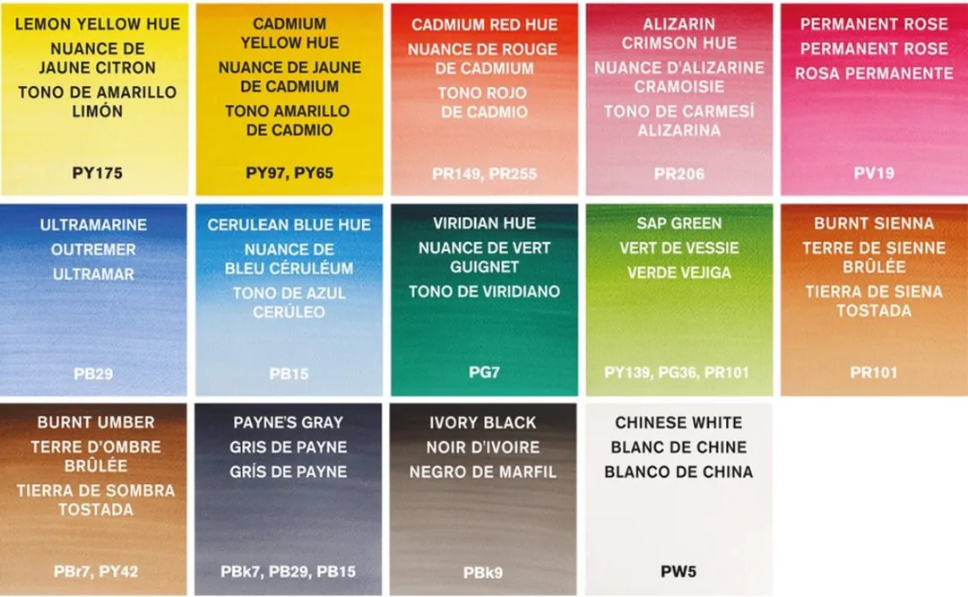 Winsor & Newton Cotman Field Set 14 Halve Napjes Aquarelverf - Reisversie