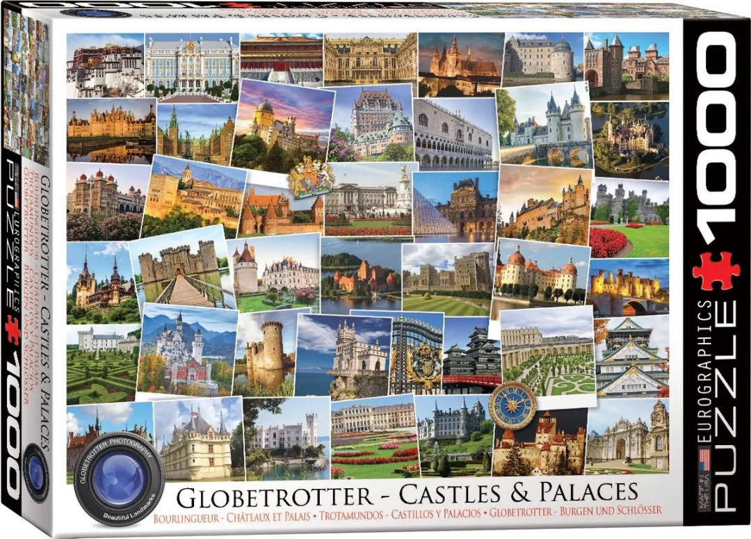 Eurographics Globetrotter Castles and Palaces Puzzel 1000 Stuks