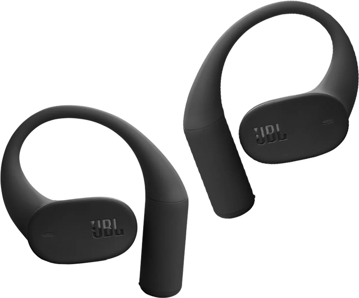 JBL Sense Lite Open Ear Oordopjes - 32 uur - IP54 - Zwart