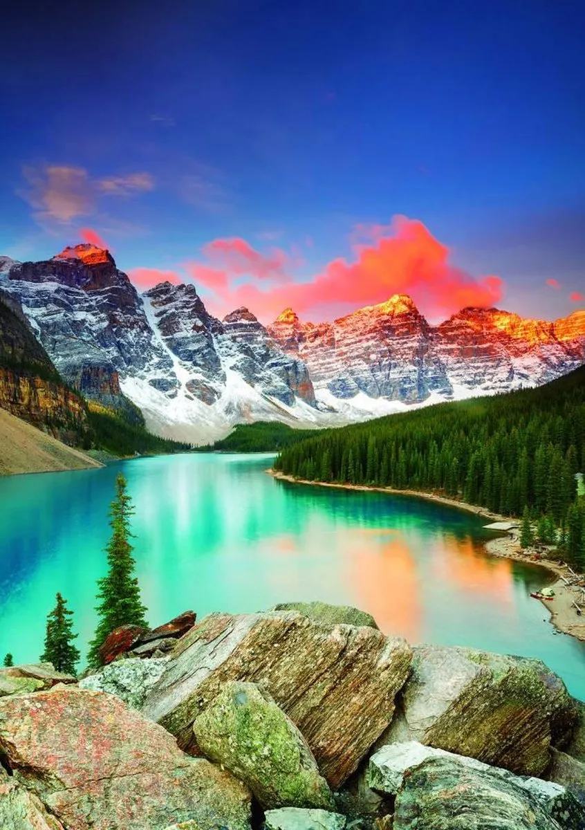 Educa Lake Moraine Puzzel 1000 Stuks - Multi