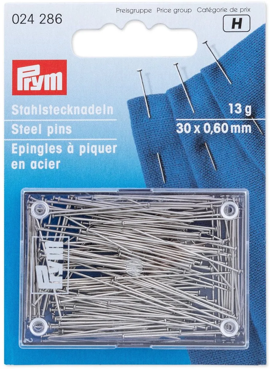 Prym Stalen Spelden 30x0,60mm