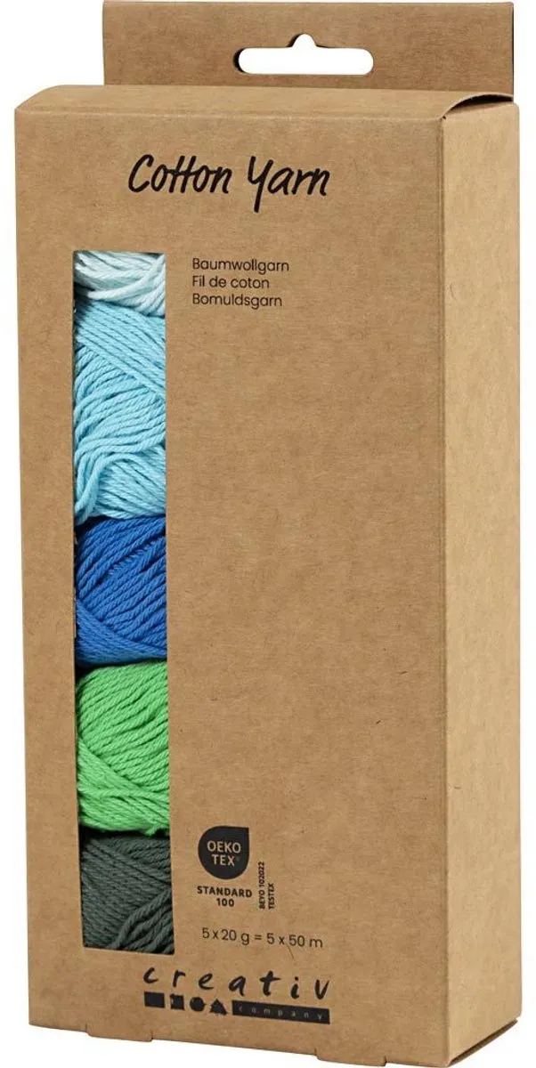 Creativ Company Katoengaren Harmonie 5x20g - Meerkleurig