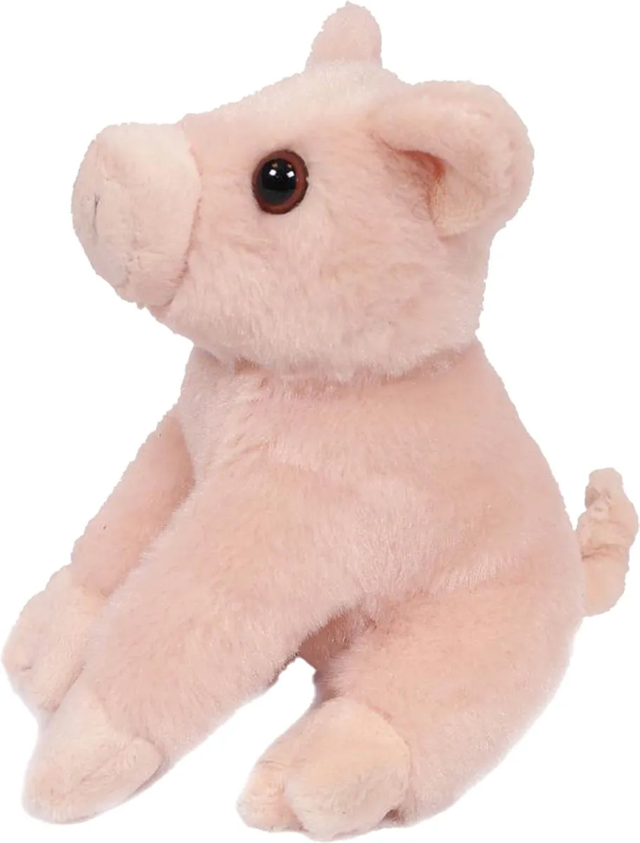PIA Soft Toys Knuffel Varken Roze - 12cm
