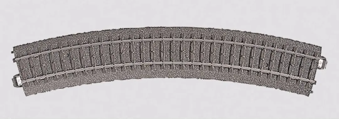 Märklin H0 C-rails 24230 Gebogen rails - 6 Stuks