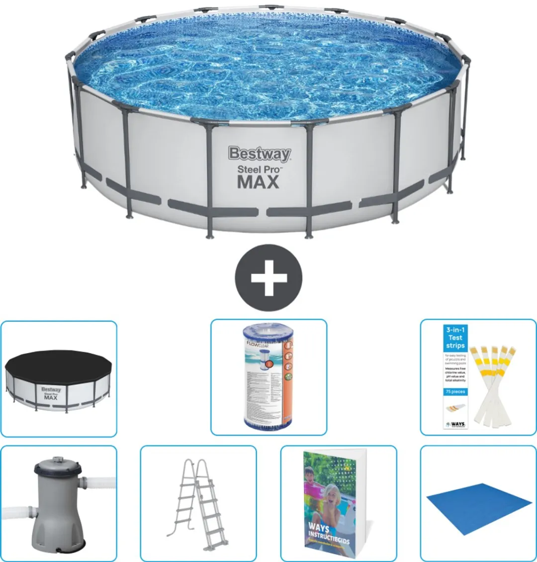 Bestway Steel Pro MAX Zwembad 457x122cm