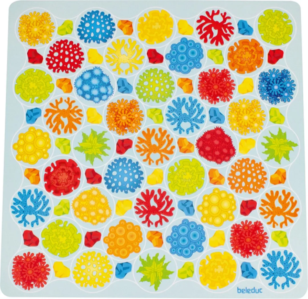 Beleduc Punakai Houten Puzzelspeel - 45 Delen - Multicolor