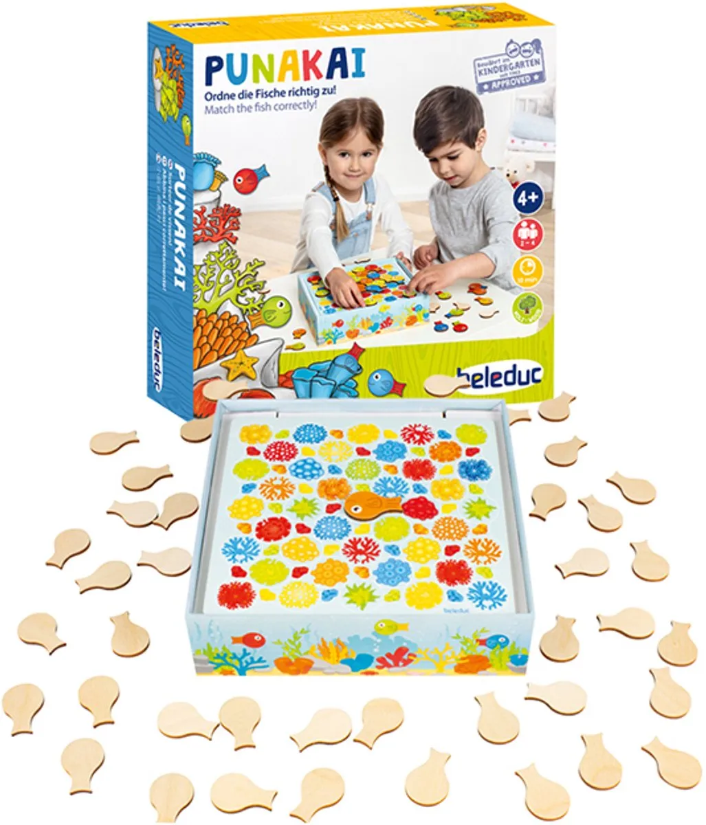 Beleduc Punakai Houten Puzzelspeel