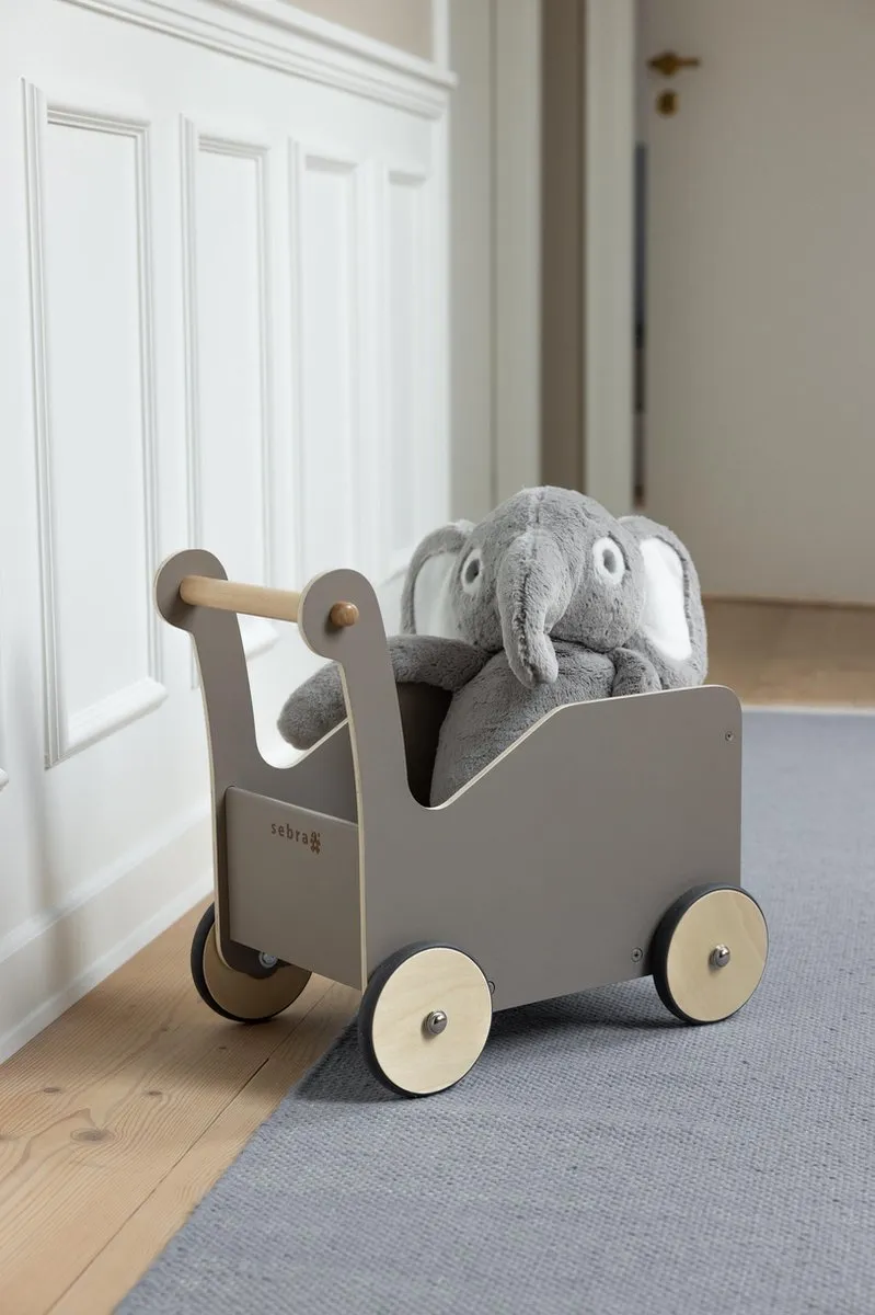 Sebra Houten Loopwagen Jetty - Beige