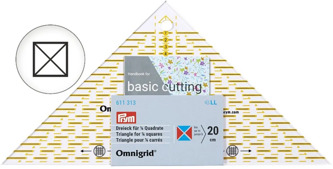 Prym Driehoek Omnigrid 20cm - Uni