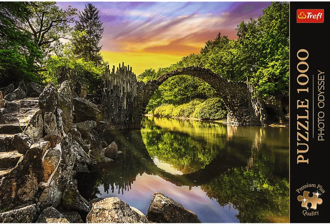 Trefl Photo Odyssey Rakotz Bridge Puzzel - 1000 Stuks - Multicolor