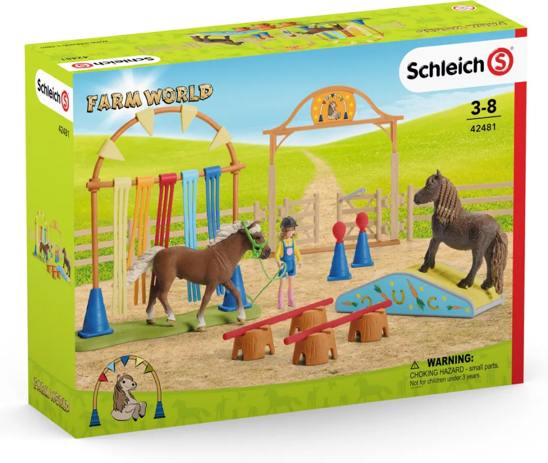 Schleich Pony Agility Training 42481 - Multicolor