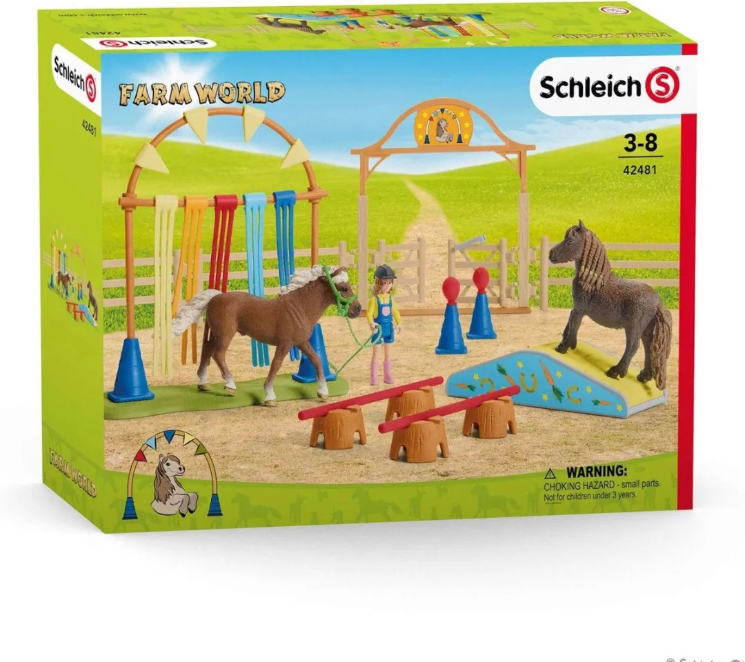 Schleich Pony Agility Training 42481 - Multicolor