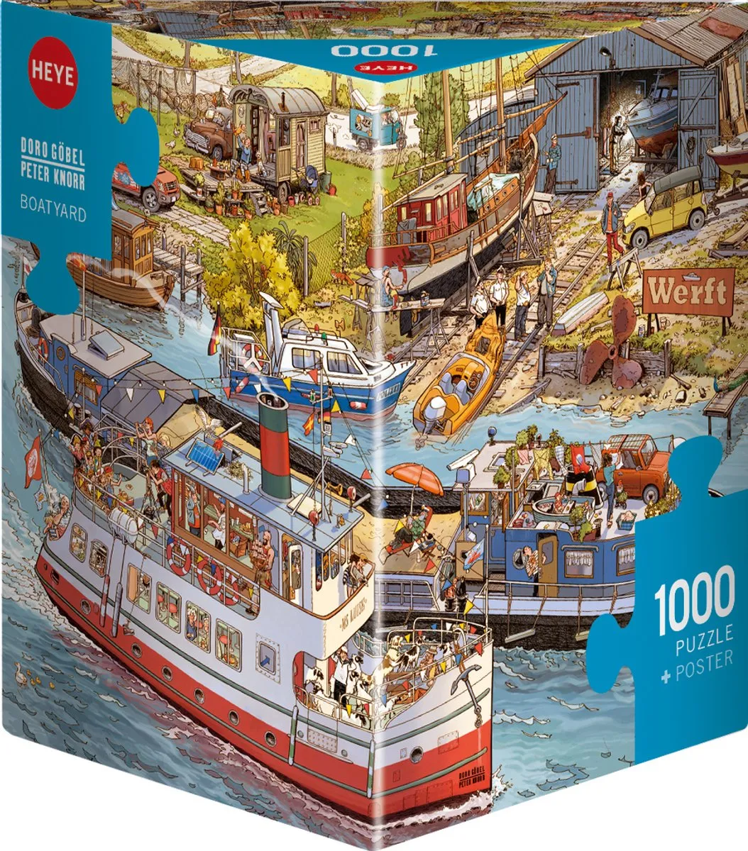 Heye Boatyard Puzzel 1000 Stuks - Multicolor