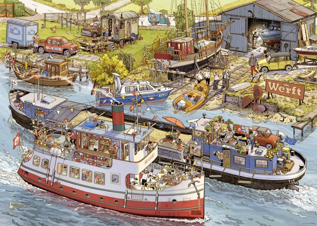 Heye Boatyard Puzzel 1000 Stuks