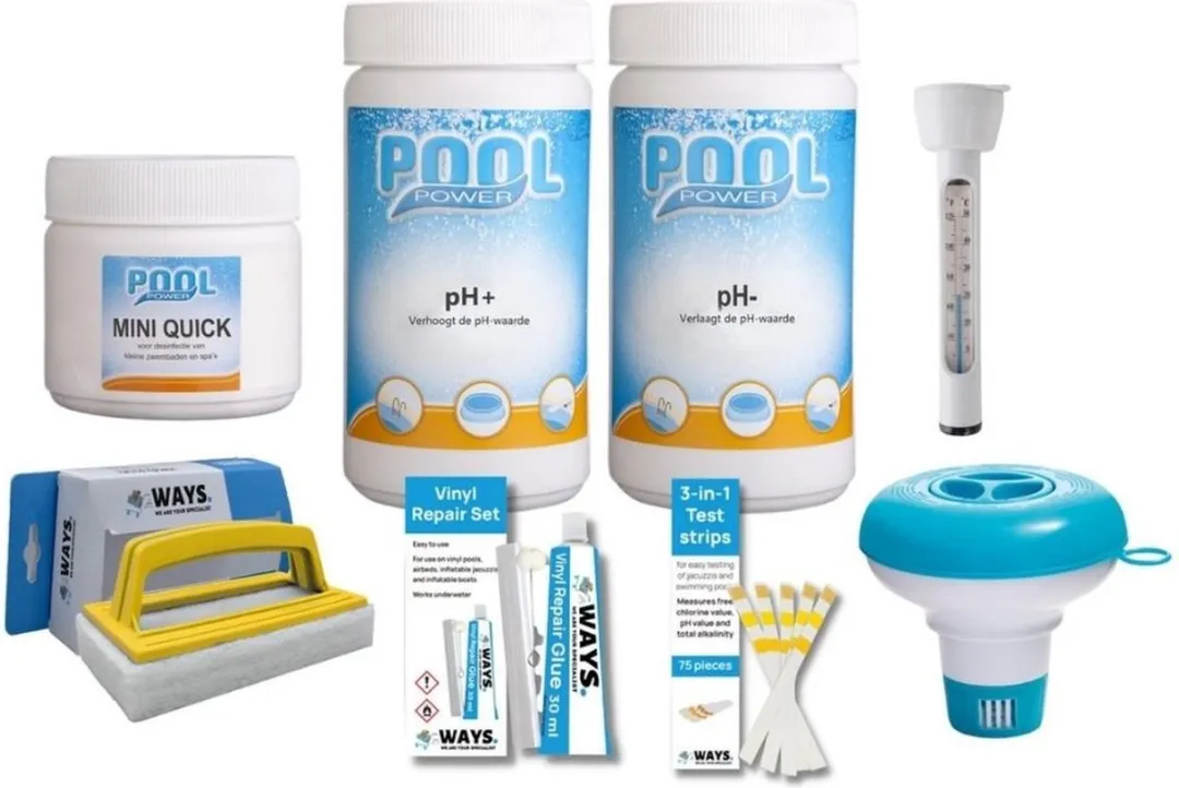 Bestway Zwembad Power Steel - Zwembad Bundel - 488x305x107 cm