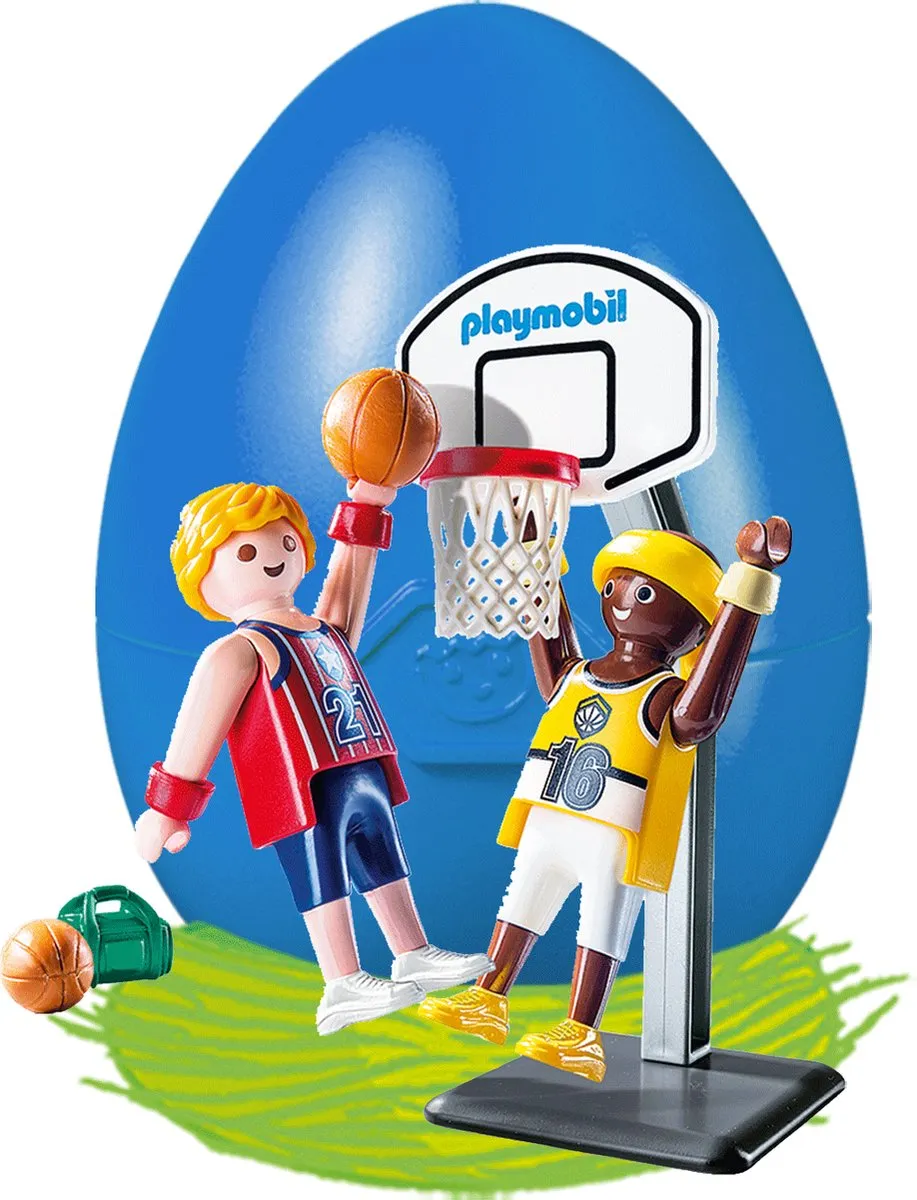 Playmobil Easter Eggs Basketbalduel 9210 - Meerkleurig