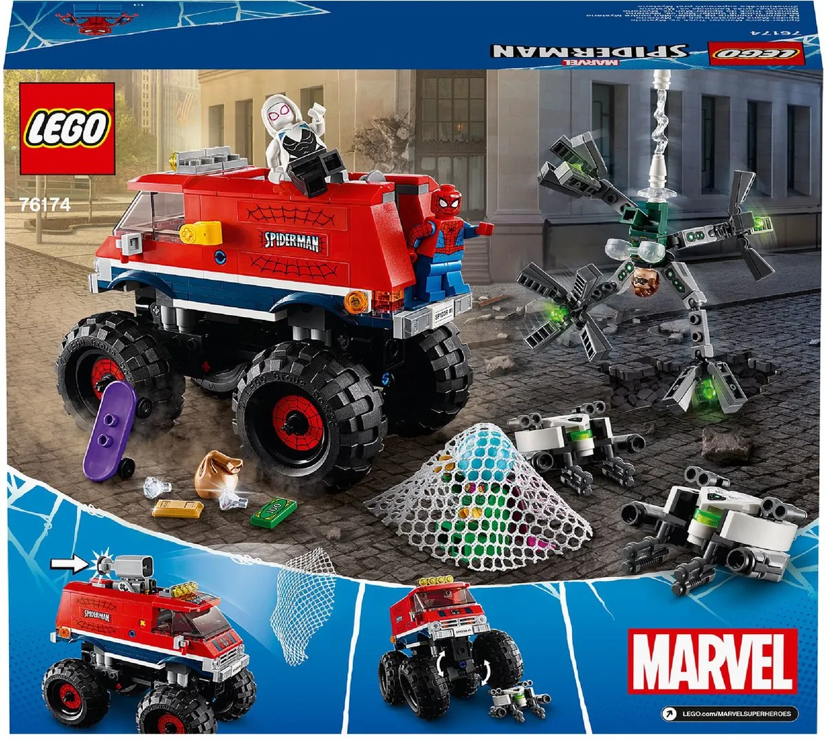 LEGO Spider-Man Monstertruck vs Mysterio 76174 - 439 Stukken - afbeelding 6 van 6