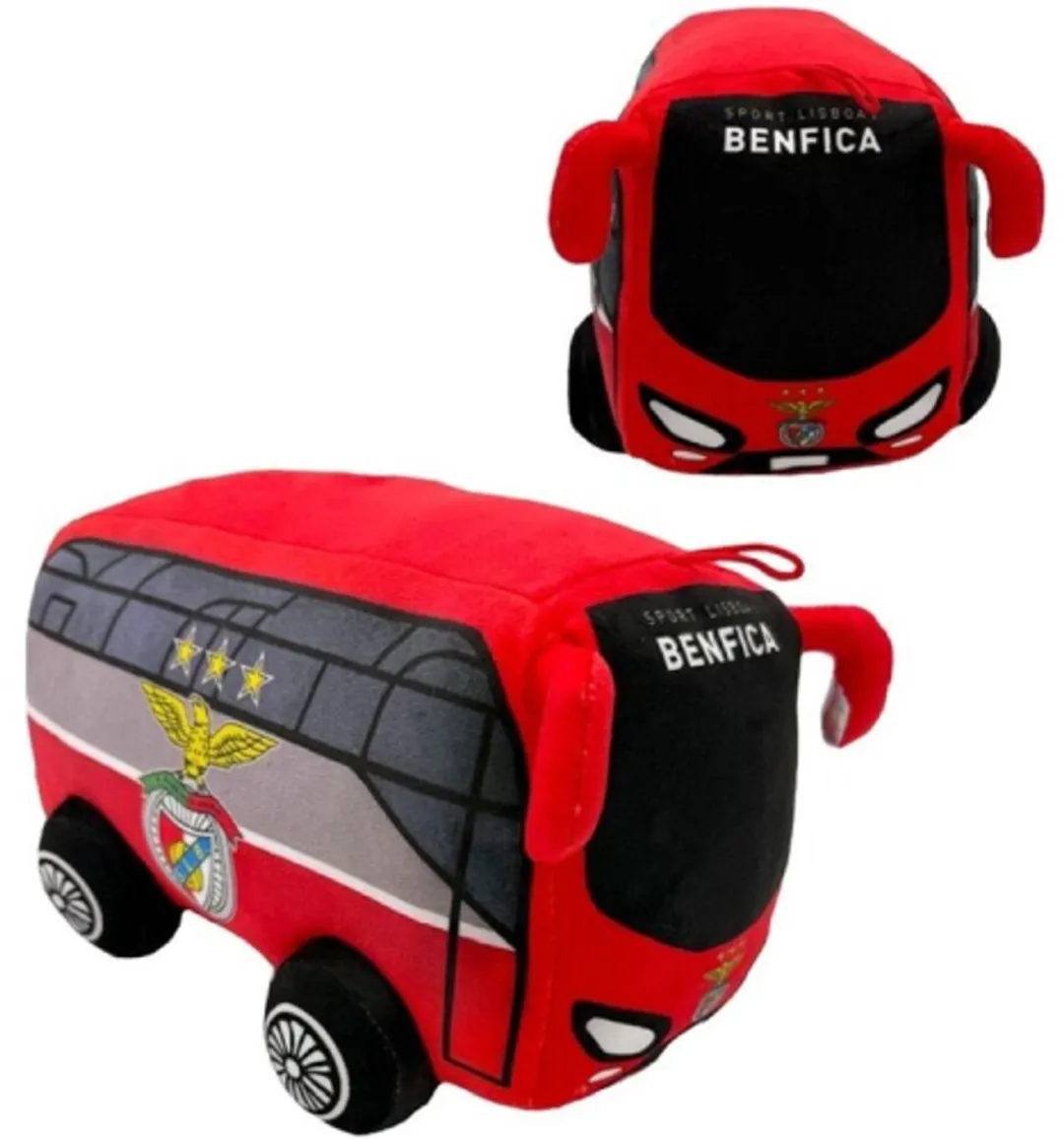 Topknuffels SL Benfica Spelersbus Pluche Knuffel 36cm