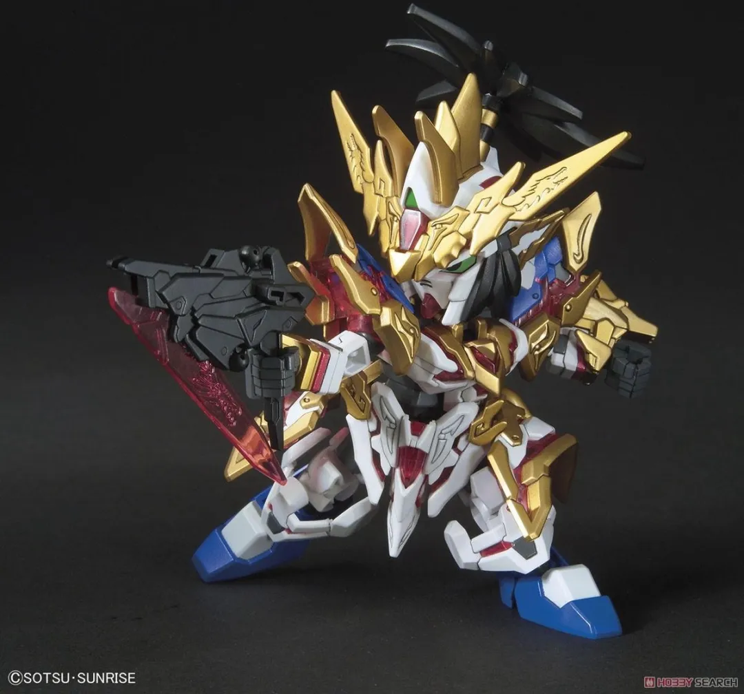 Bandai Hobby Liu Bei Unicorn Gundam SD Sangoku Soketsuden Modelkit - Multi