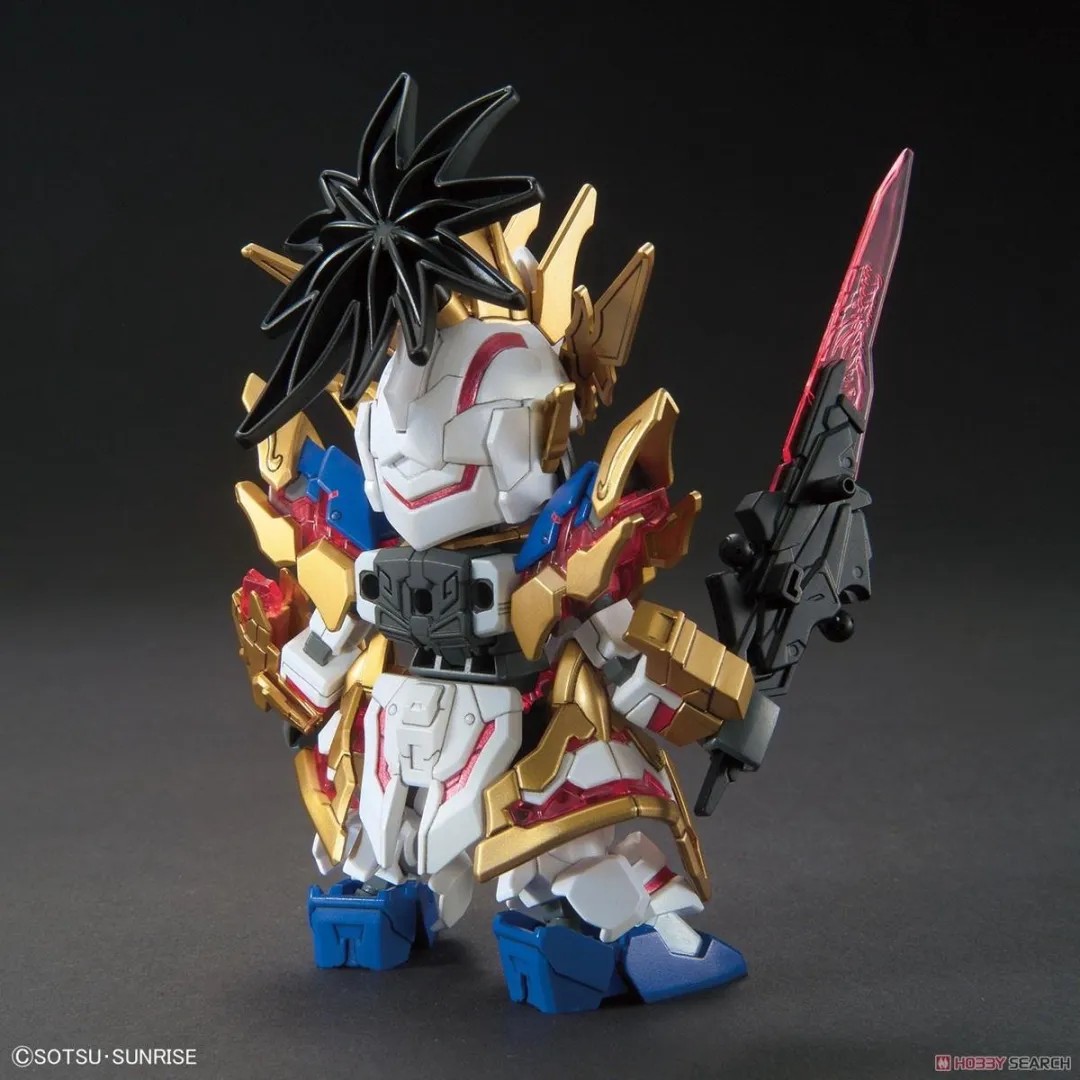 Bandai Hobby Liu Bei Unicorn Gundam SD Sangoku Soketsuden Modelkit - Multi