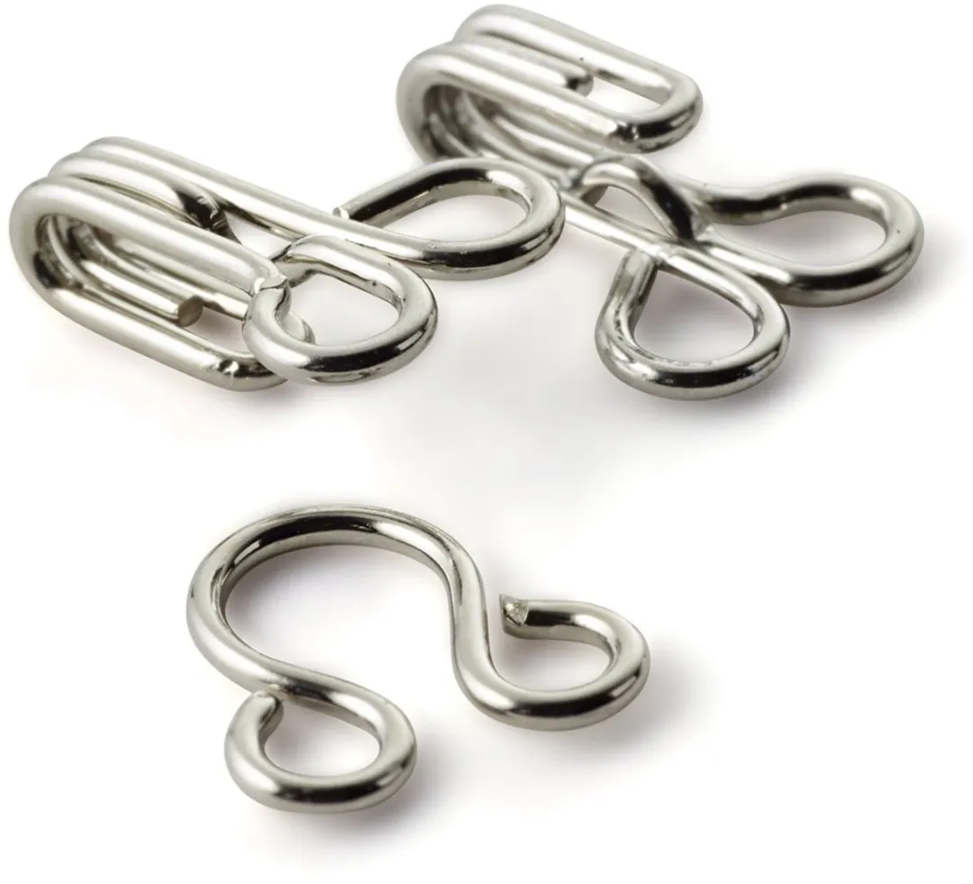 Prym Haken & Ogen 12 Stuks - 4mm Zilver
