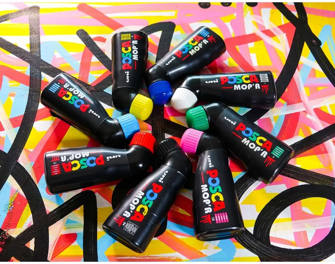 Markeerstift POSCA MOP´R PC-22 Blauw (4 Stuks)