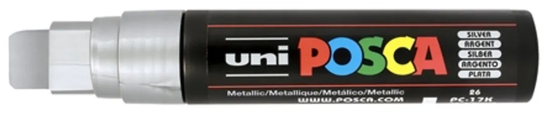 Posca PC-17K Paintmarker - Zilver
